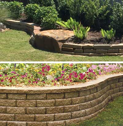 Flower Beds and Retaining Walls